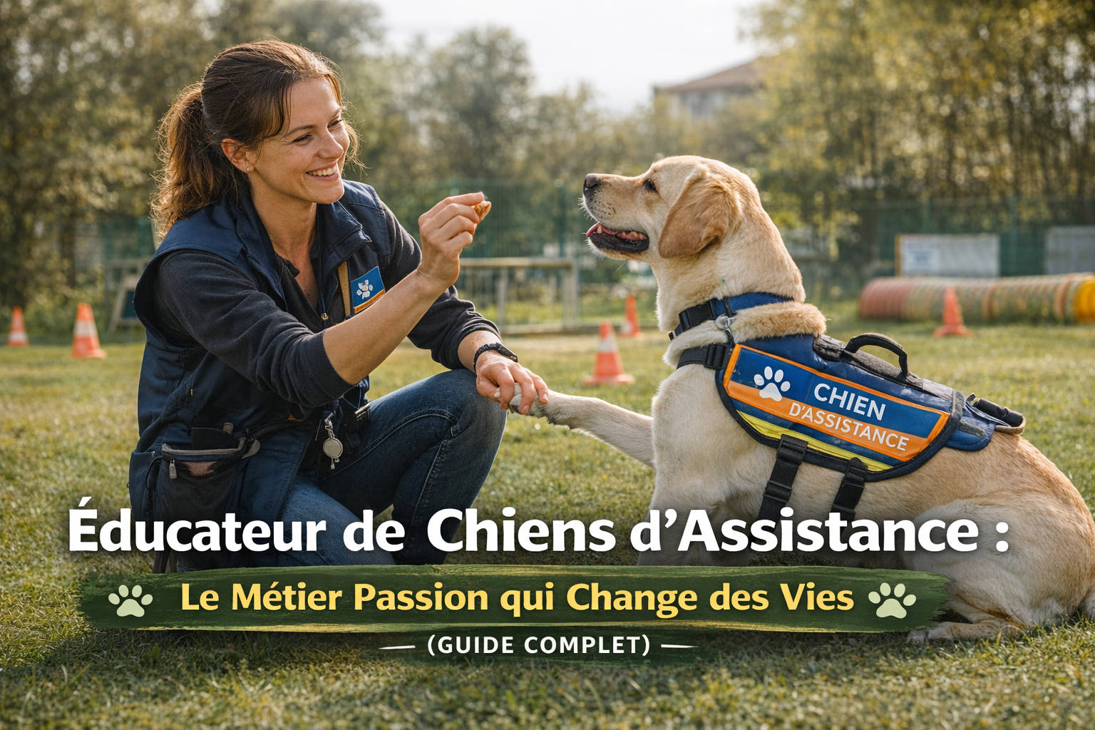 éducateur chien d'assistance