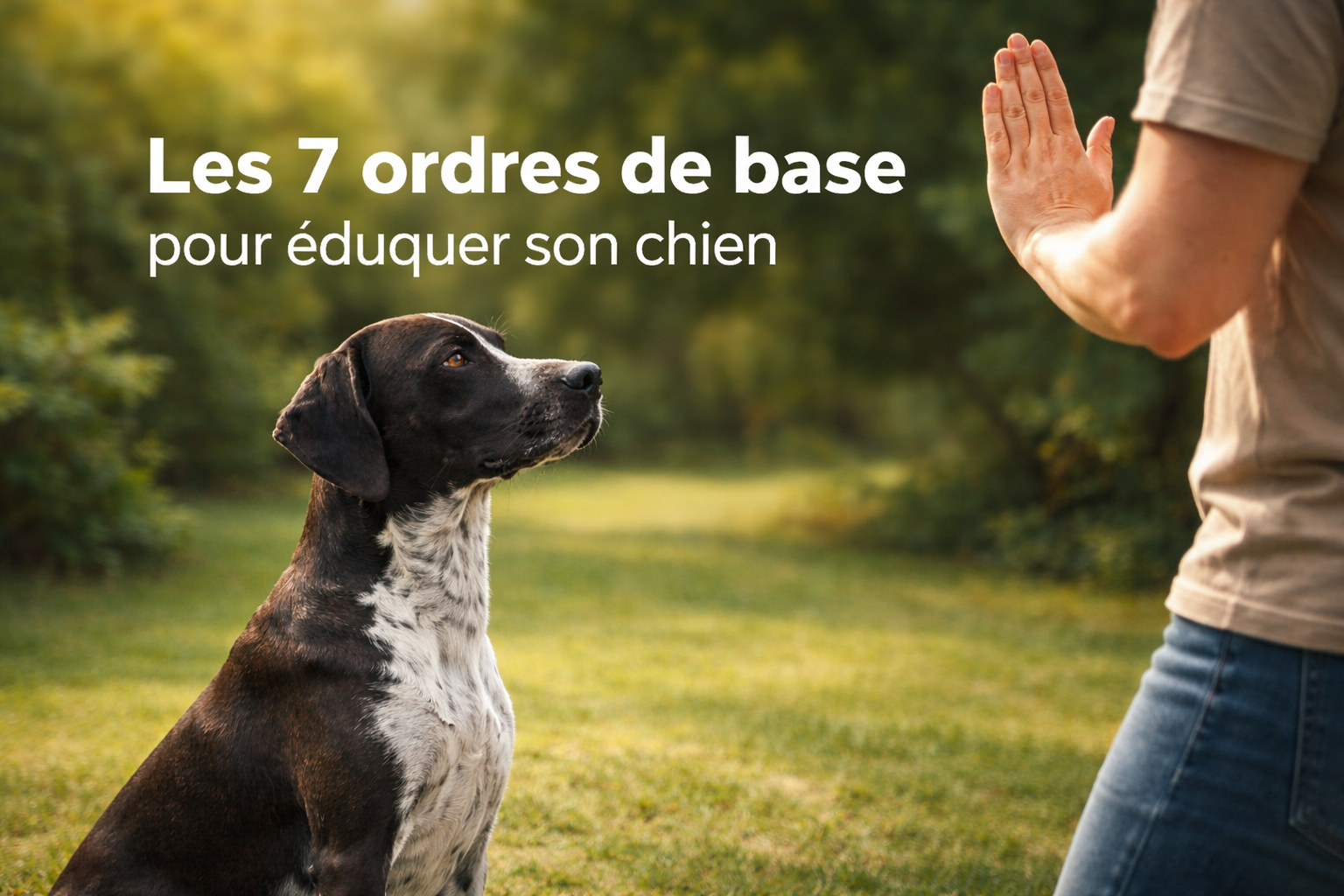 7 commandes pour éduquer ton chien