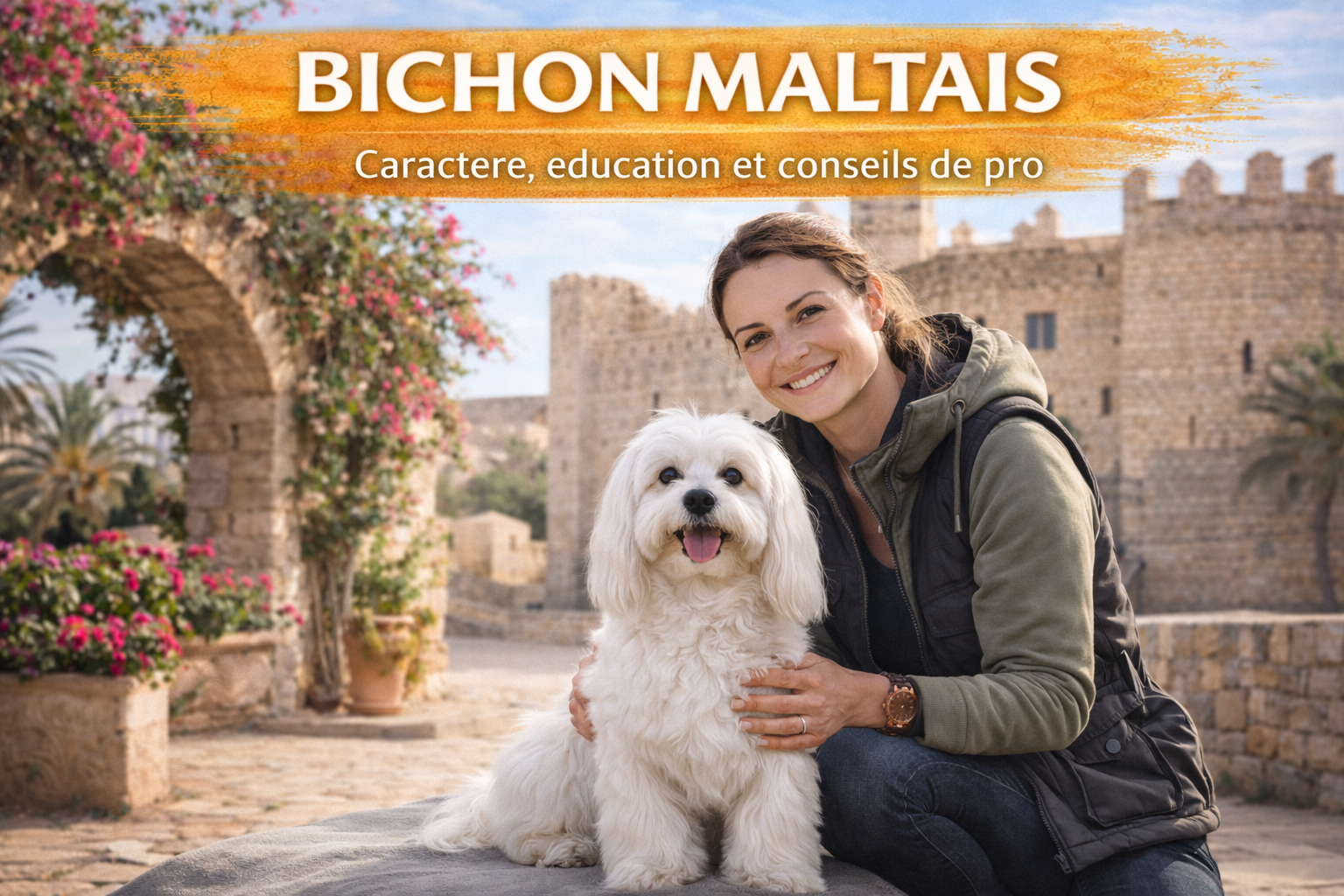 le bichon maltais race de chien