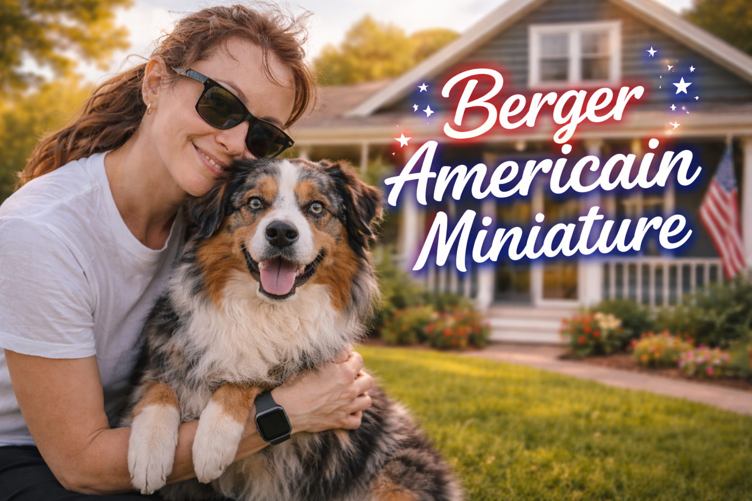 berger-americain-miniature Race de chien le berger américain miniature, le BAM