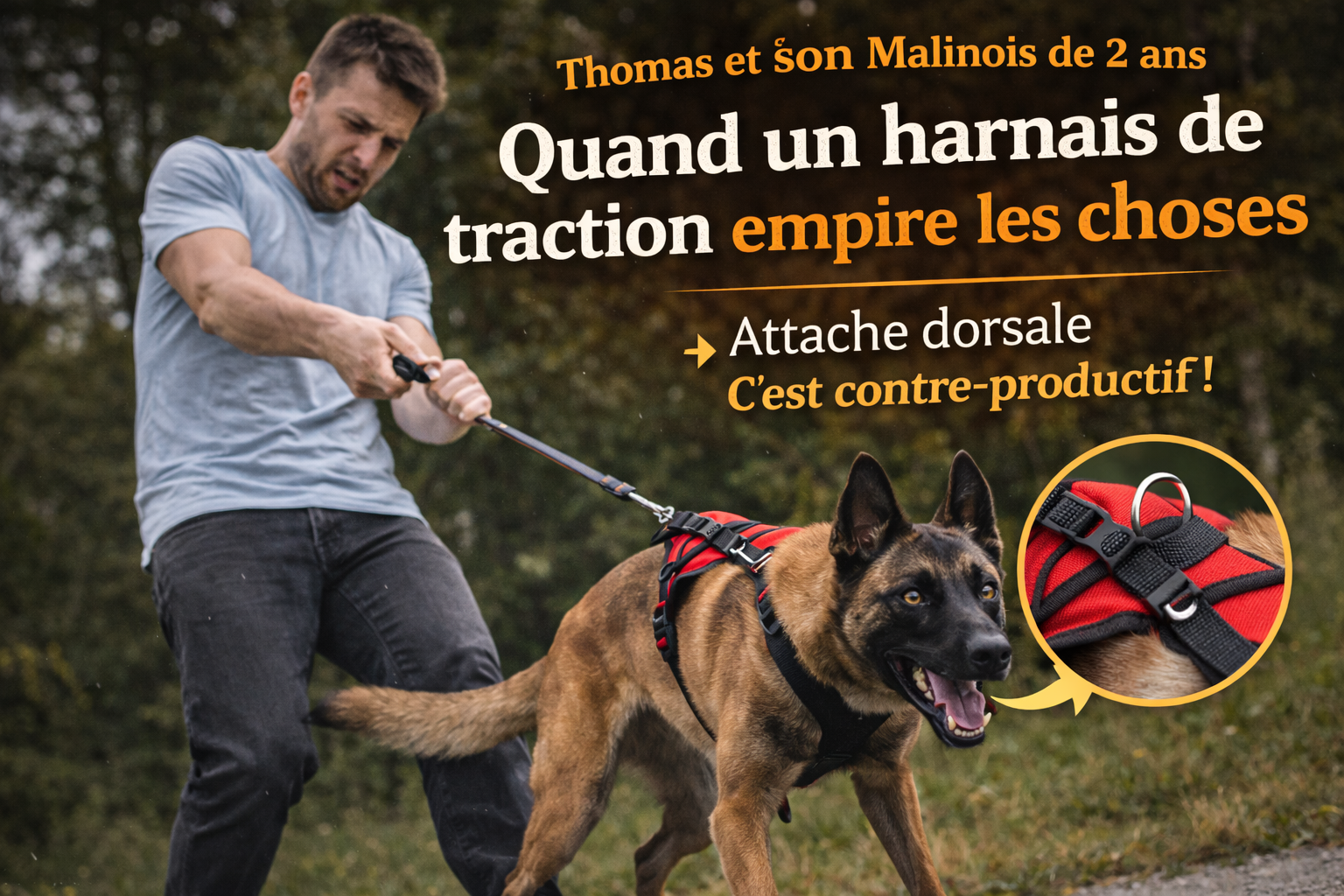 harnais pour chien en Y