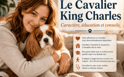 Cavalier King Charles : caractère, éducation et vie en famille