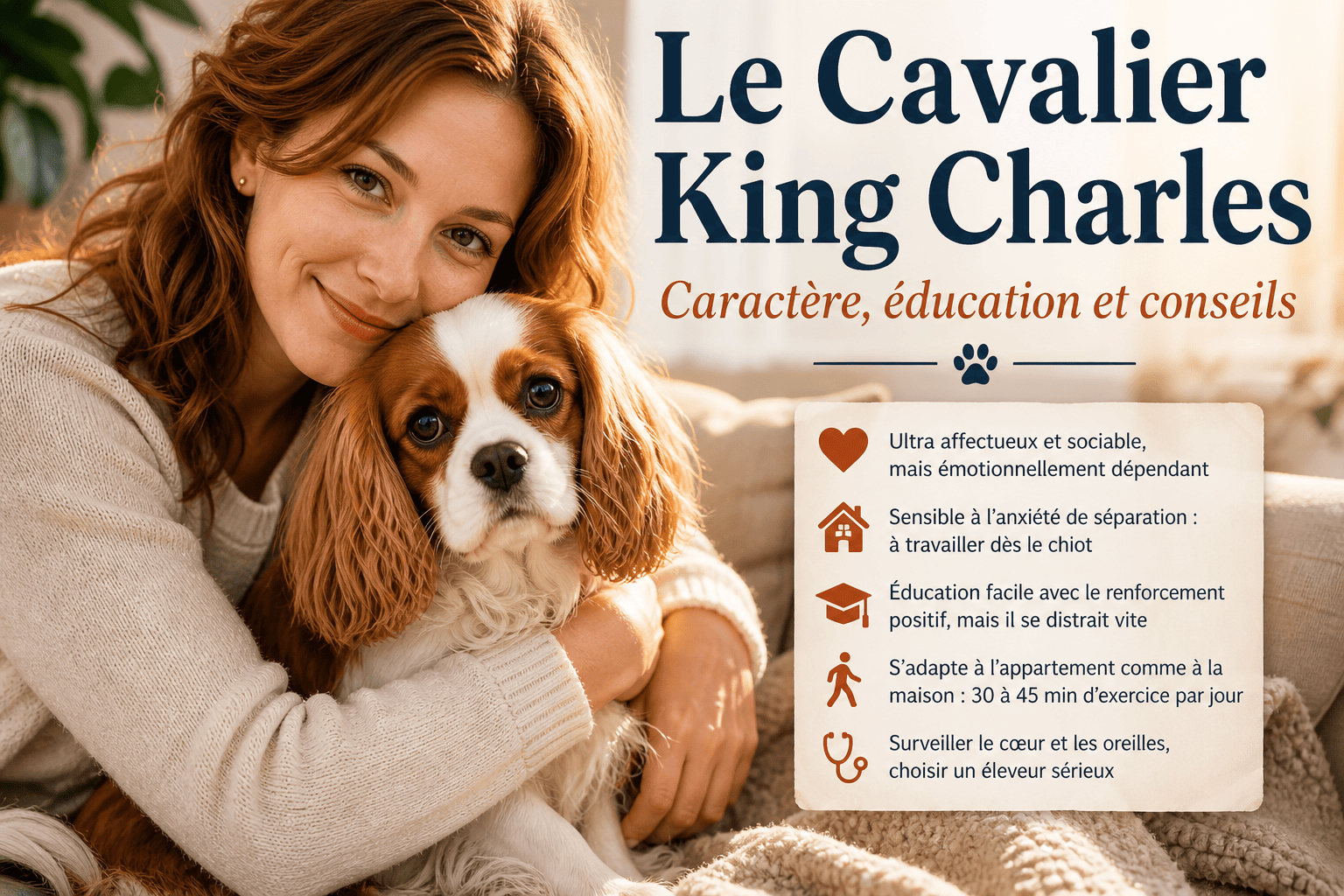 Race de chien Cavalier King Charles