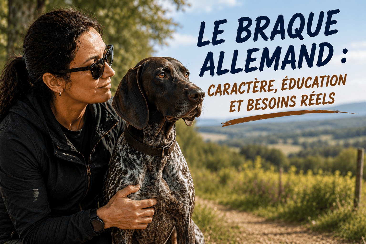 braque-allemand le chien braque allemand